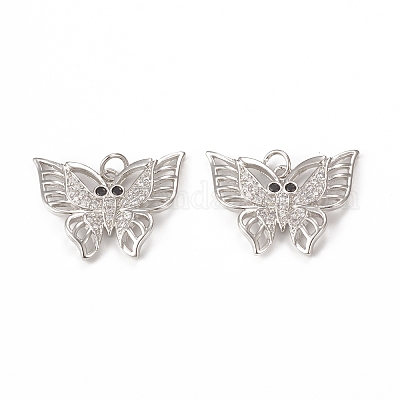 Латунные микро проложить кубического циркония подвески KK-E068-VB285-1