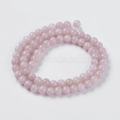 Естественный желтый нефрит бисер нитей G-G598-6mm-YXS-05-1