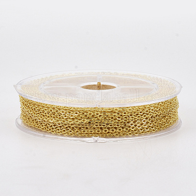 Железные кабельные цепи с латунным покрытием CH-T002-05G-1