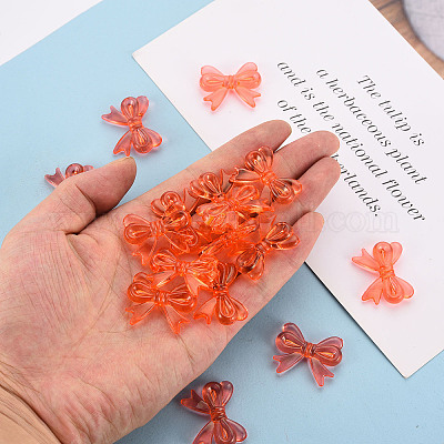 Прозрачные акриловые бусины TACR-S154-56B-910-1