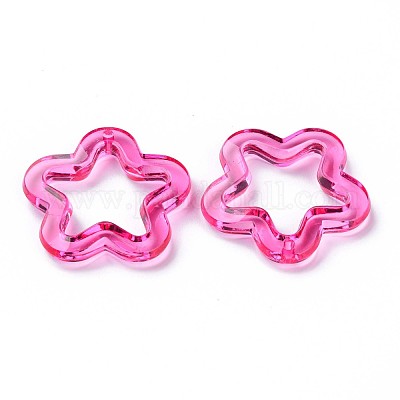 Прозрачные акриловые бусины&nbsp;MACR-S373-24-B04-1