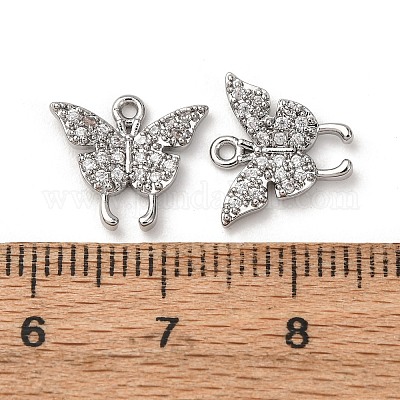 Латунные микро проложить кубического циркония подвески ZIRC-L105-13P-1