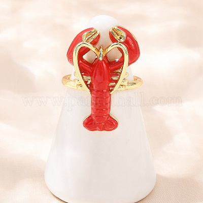 Латунные эмалевые регулируемые манжеты RJEW-C145-02A-G-1