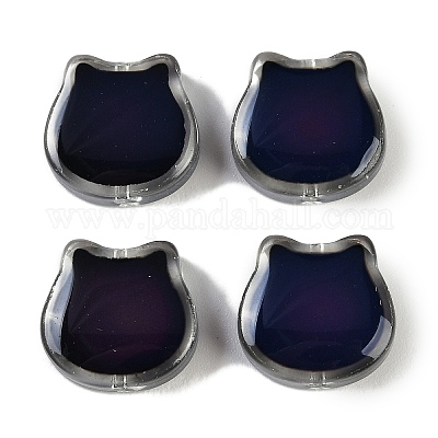 Двухцветные стеклянные бусины для настроения GLAA-Z007-12A-1