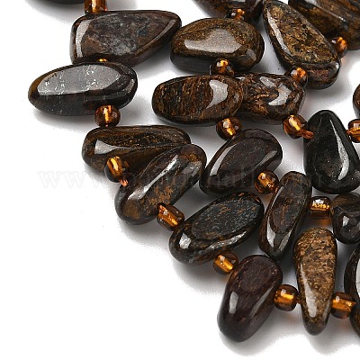 Природные бронзитом бисер нитей&nbsp;G-Z130-A02-01-1