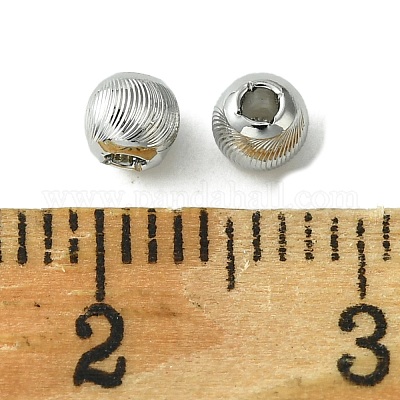 Латунные бусины KK-D092-09P-1