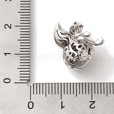 Латунные микро проложить кубического циркония подвески KK-C072-32P-1