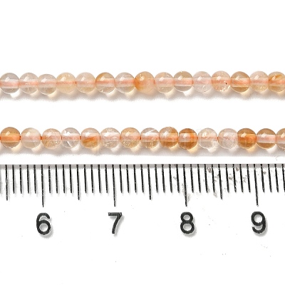 Природный цитрин бисер нитей G-B090-A25-03-1