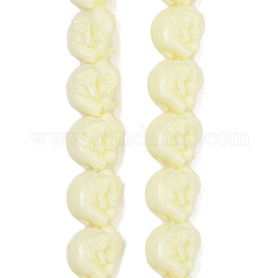 Нити резных бусин из синтетического коралла CORA-R050-03-1