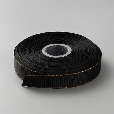 Полиэстеровая лента с золотым краем OCOR-WH0077-090A-1