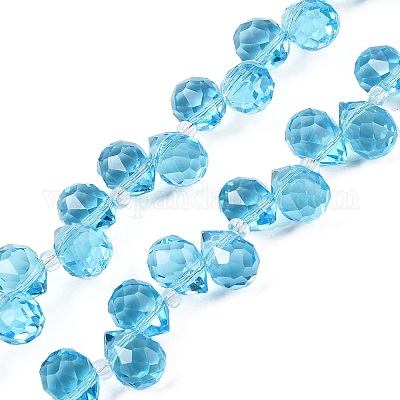 Прозрачные стеклянные бусины GLAA-Z017-01F-1