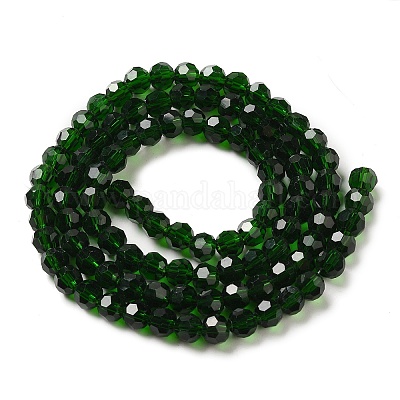 Прозрачные стеклянные бусины EGLA-A035-T6mm-D10-1