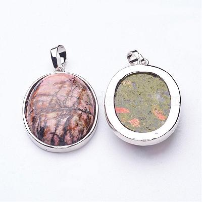 Природные и синтетические смешанные каменные подвески G-E206-P-1