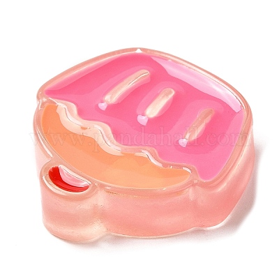 Кабошоны из полупрозрачной смолы RESI-H147-01L-1