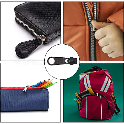 Нейлоновая закрытая молния и бегунки из цинкового сплава DIY-BC0011-64-1