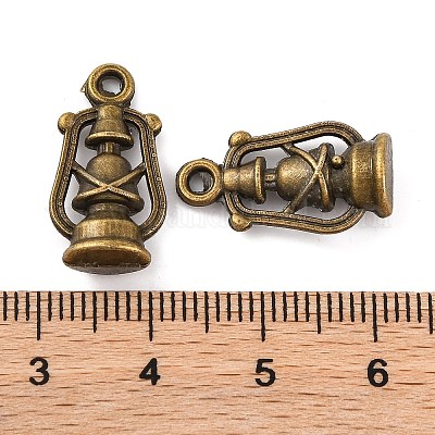 Тибетский стиль сплава фонарь / масляная лампа подвески TIBEP-Q041-092AB-NR-1