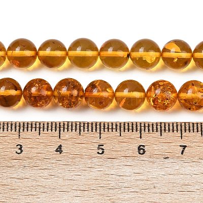 Янтарные шарики нити G-L095-B01-8mm-02-1