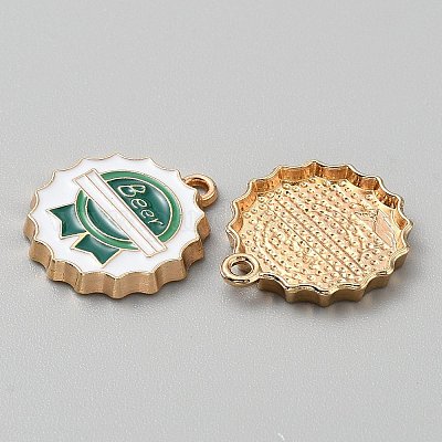 Подвески из эмалевого сплава октоберфест ENAM-CJC0015-20E-1