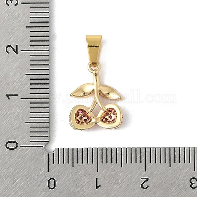 Латунные микро проложить кубического циркония подвески STAS-V013-05G-1