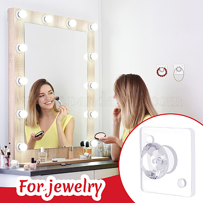 15 комплект акриловых крючков-вешалок с бриллиантами для ювелирных изделий FIND-GA0003-46-1