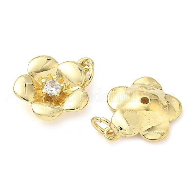 Латунные микро проложить кубического циркония подвески KK-Z120-56A-G-1