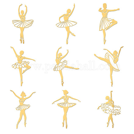 Никелевые декоративные наклейки DIY-WH0450-019-1