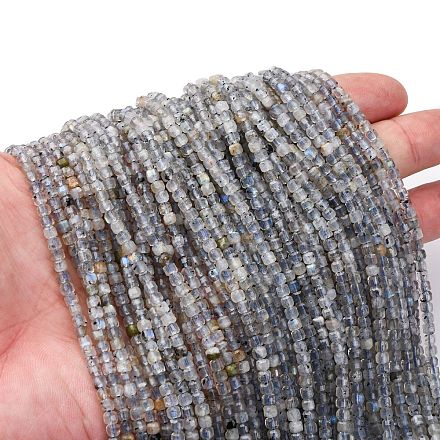 Природные лабрадорита бисер нитей G-RM2025-C13-B-1