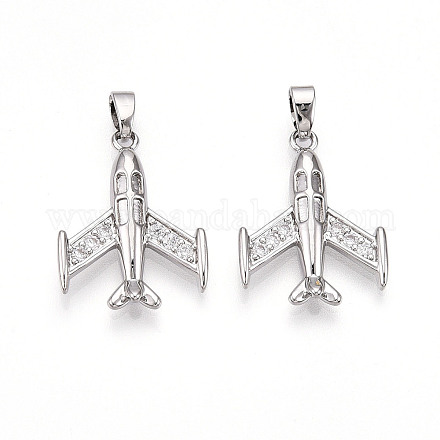 Латунные микро проложить кубического циркония подвески KK-T070-79P-1