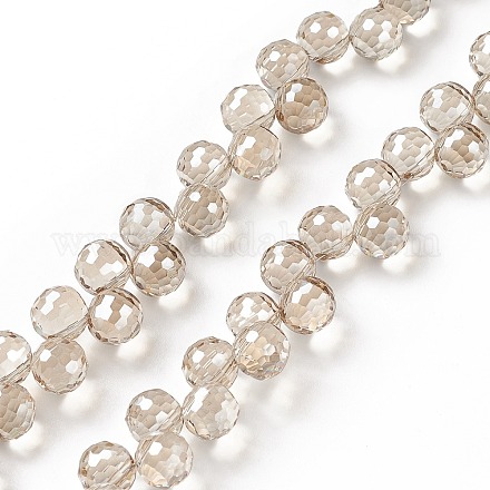 Прозрачные стеклянные бусины GLAA-G096-01E-1