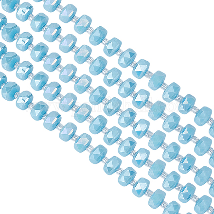 2 нить гальваника стеклянные бусины нити GLAA-PH0004-26B-1