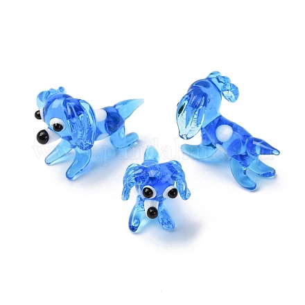 Декор для дома ручной работы щенок в технике лэмпворк LAMP-L075-021-1