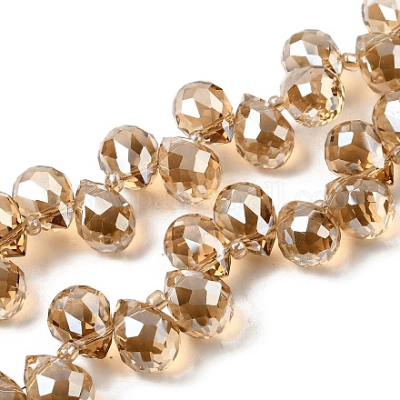 Гальваническим стеклянные бусины&nbsp;EGLA-K062-01B-PL01-1