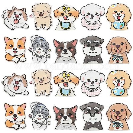 20шт 10 вида акриловых кабошонов&nbsp;SACR-CJ0001-87-1