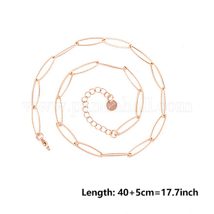 Унисекс 304 нержавеющая сталь цепи конский глаз ожерелья JH7951-3-1