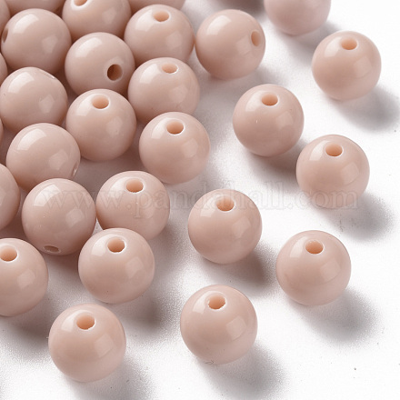 Непрозрачные акриловые бусины MACR-S370-C10mm-34-1