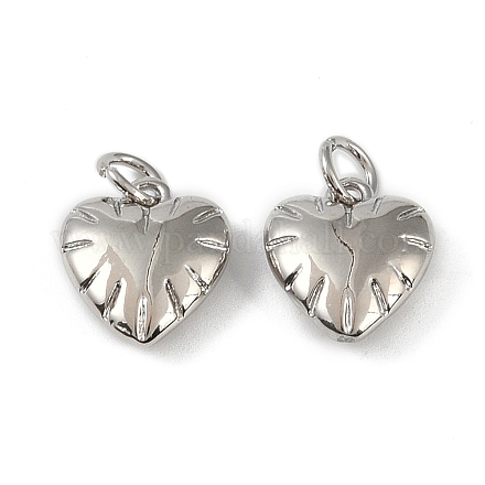 Латунный кулон с прыгающим кольцом KK-O147-01B-P-1