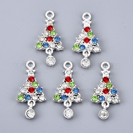 Сплав красочные горный хрусталь подвески PALLOY-Q441-029-RS-1