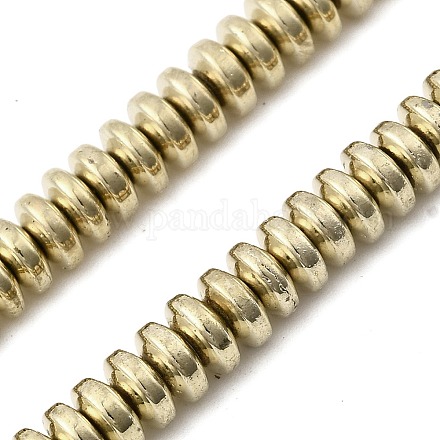 Гальванические нити из синтетических немагнитных гематитовых бусин G-H327-G01-02C-1