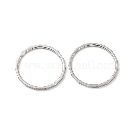 Кольца из нержавеющей стали марки 304 RJEW-I101-02B-P-1