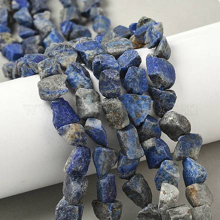 Сырой грубый натуральный лазурит бисер прядь G-M453-D06-1