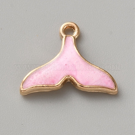 Подвески из эмали и сплава&nbsp;ENAM-WH0073-02G-15-1