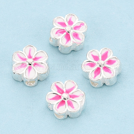 925 бусина из стерлингового серебра с эмалью STER-T008-35A-1