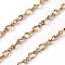 3.28 Feet Ion Plating(IP) 304 Stainless Steel Figaro Chains, Figure 8 Chain, Unwelded, Golden, 12x5x1mm