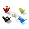 Handmade Lampwork Beads, Goose, Mixed Color, 26~29x18~19x11~13mm, Hole: 2.5mm