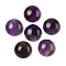 Natural Amethyst Cabochons, Half Round/Dome, 16x6.5mm