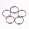 Tarnish Resistant 304 Stainless Steel Split Rings, Double Loops Jump Rings, Stainless Steel Color, 16x2mm, 14mm inner diameter