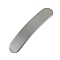 Alloy Plating Hair Barrettes, Platinum, 80x18mm