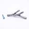 Alloy Box Handles, with Iron Screw, For Jewelry Box Decoration, Branch, Antique Silver, 69x40x7mm, Screw: 25x8mm