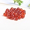 Natural Carnelian Beads, Round, 6mm, Hole: 2mm