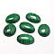 Oval Natural Malachite Cabochons, 18x13x5mm